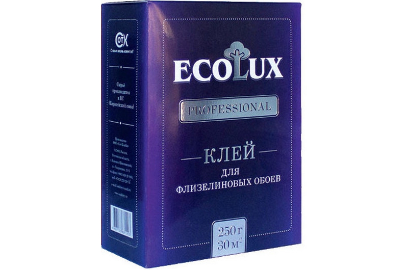 Клей Ecolux professional флизелиновый 250 гр.пр-во Россия фото